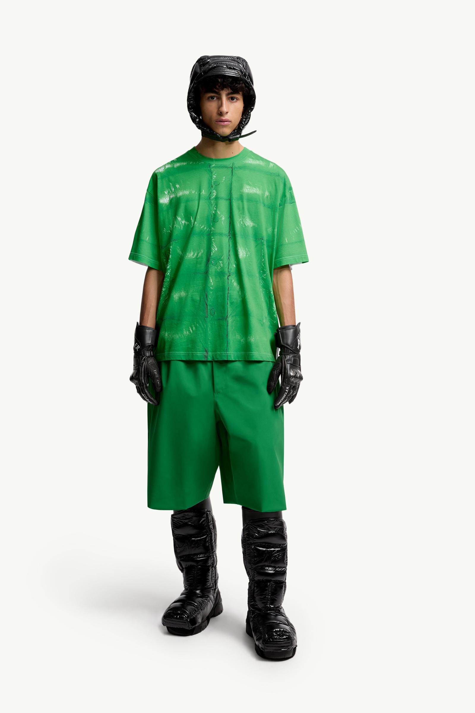 Moncler Moncler X A$Ap Rocky Cotton T-Shirt Bright Green Bright Green