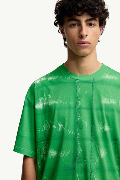 Moncler Moncler X A$Ap Rocky Cotton T-Shirt Bright Green Bright Green