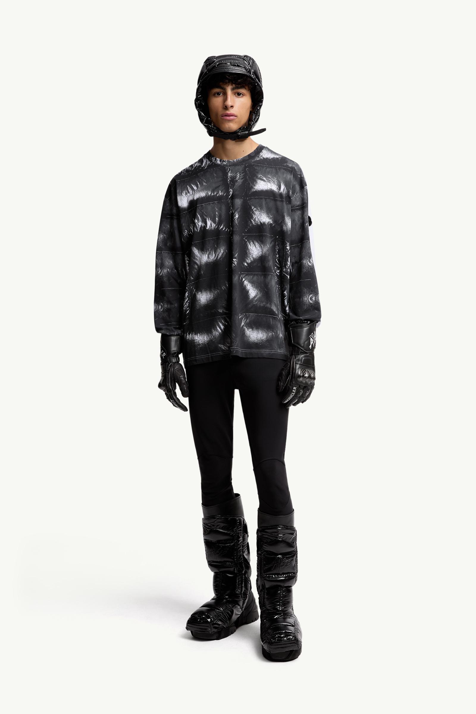 Moncler Moncler X A$Ap Rocky Cotton Long Sleeve T-Shirt Black Black