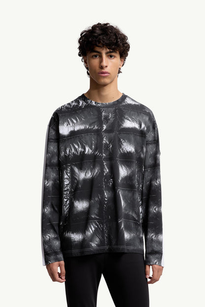 Moncler Moncler X A$Ap Rocky Cotton Long Sleeve T-Shirt Black Black