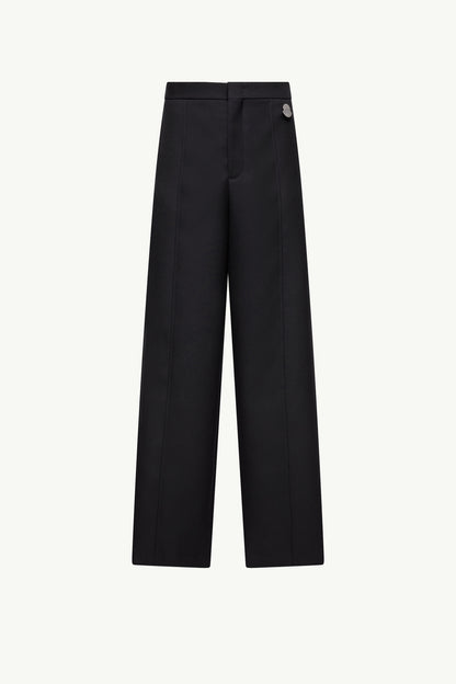 Moncler Moncler + Jil Sander Wool Gabardine Tailored Pants Navy Blue Navy Blue