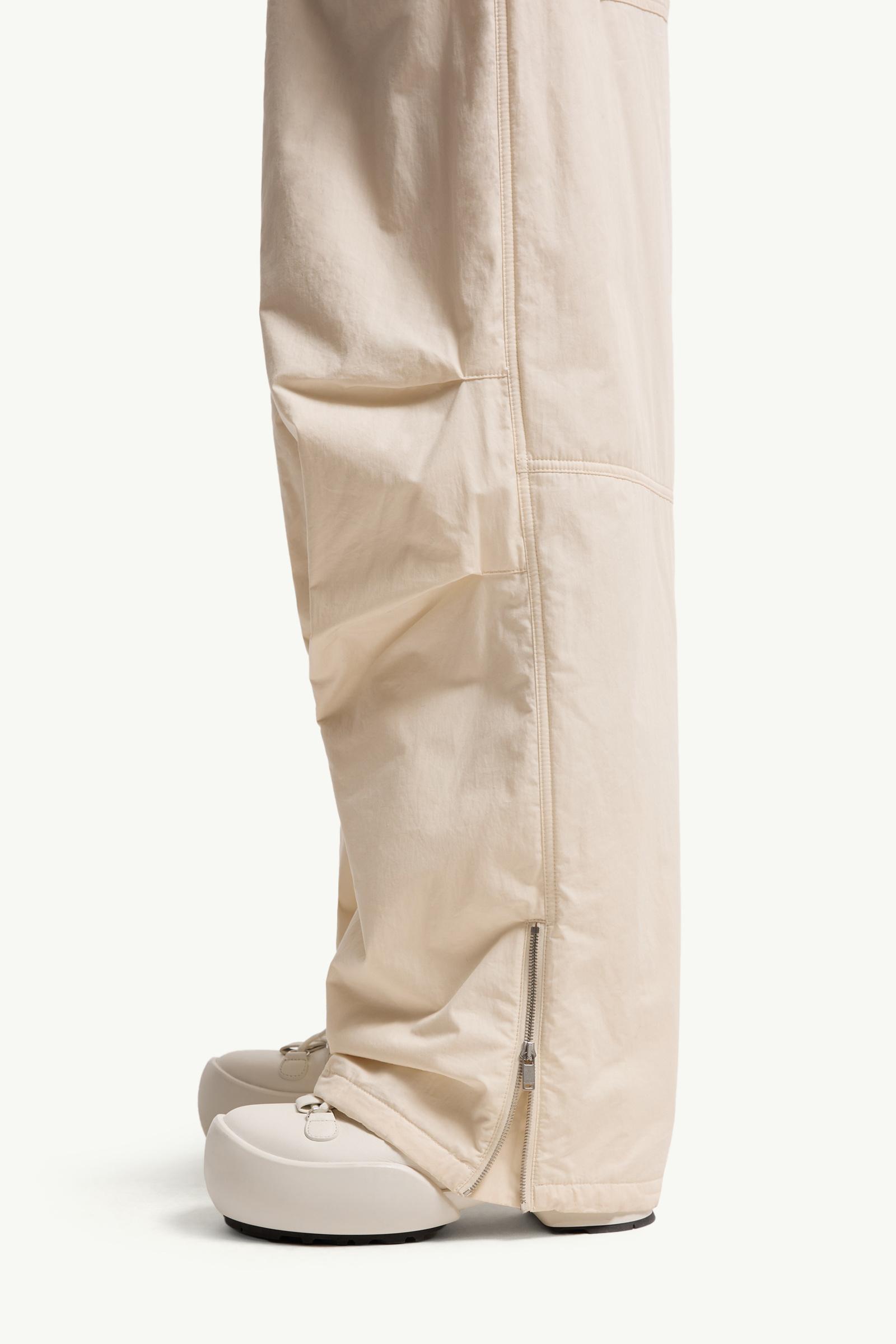 Moncler Moncler + Jil Sander Straight Leg Cotton Pants White Ivory White Ivory