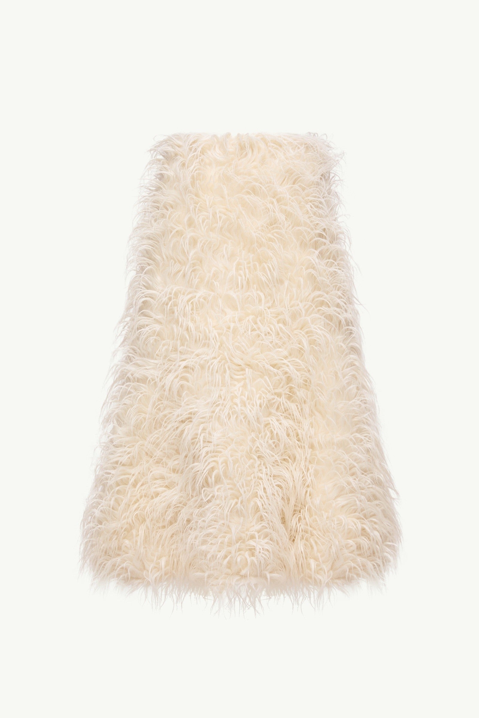 Moncler Moncler + Jil Sander Textured Wool Blend Midi Skirt White Ivory White Ivory
