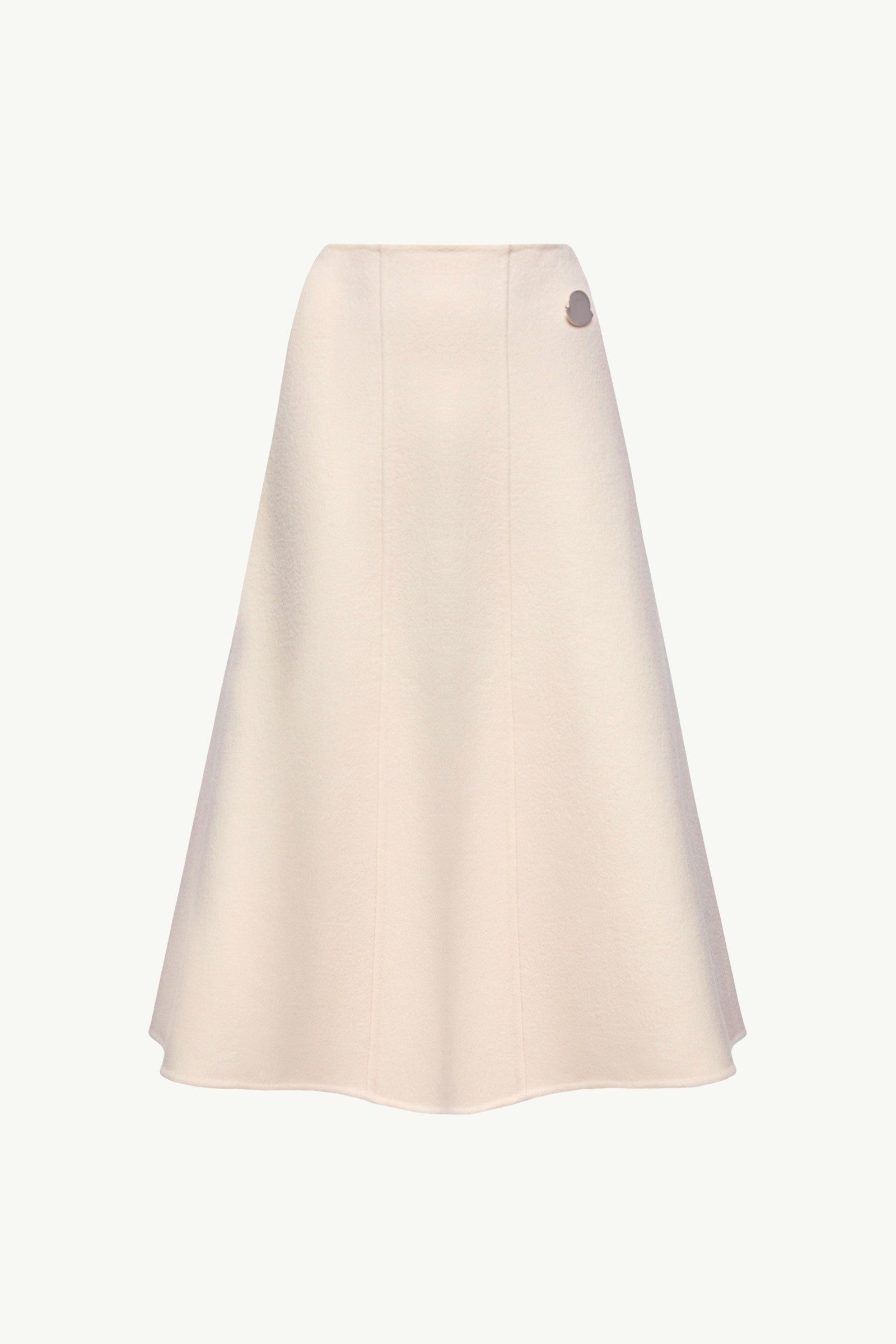 Moncler Moncler + Jil Sander Wool Midi Skirt White White