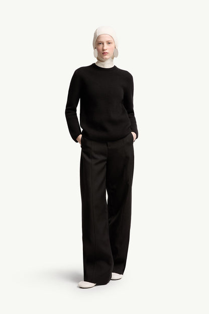 Moncler Moncler + Jil Sander Wool Sweater Black Black
