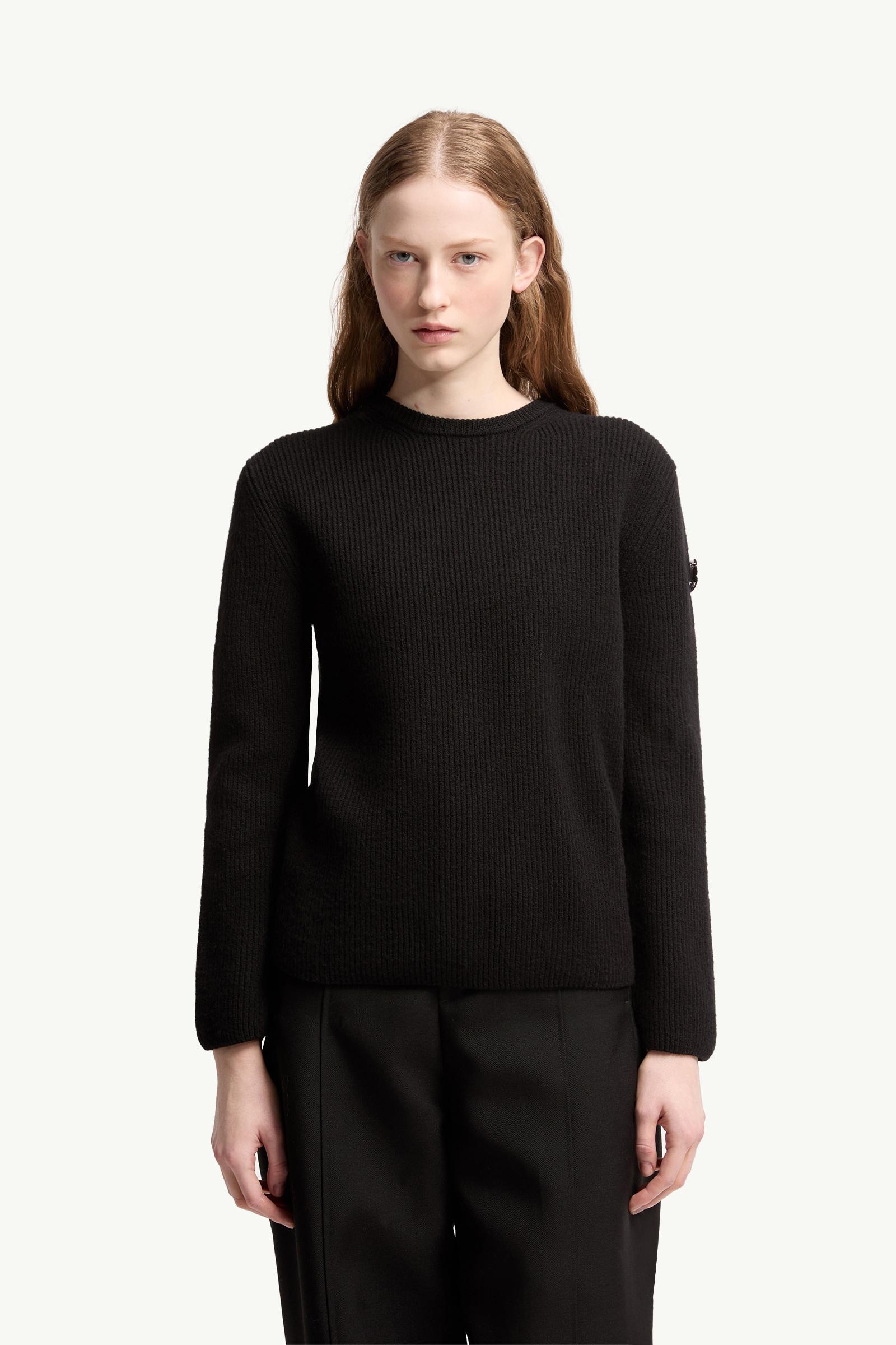 Moncler Moncler + Jil Sander Wool Sweater Black Black