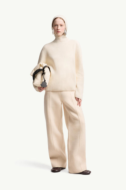 Moncler Moncler + Jil Sander Wool Hoodie White White