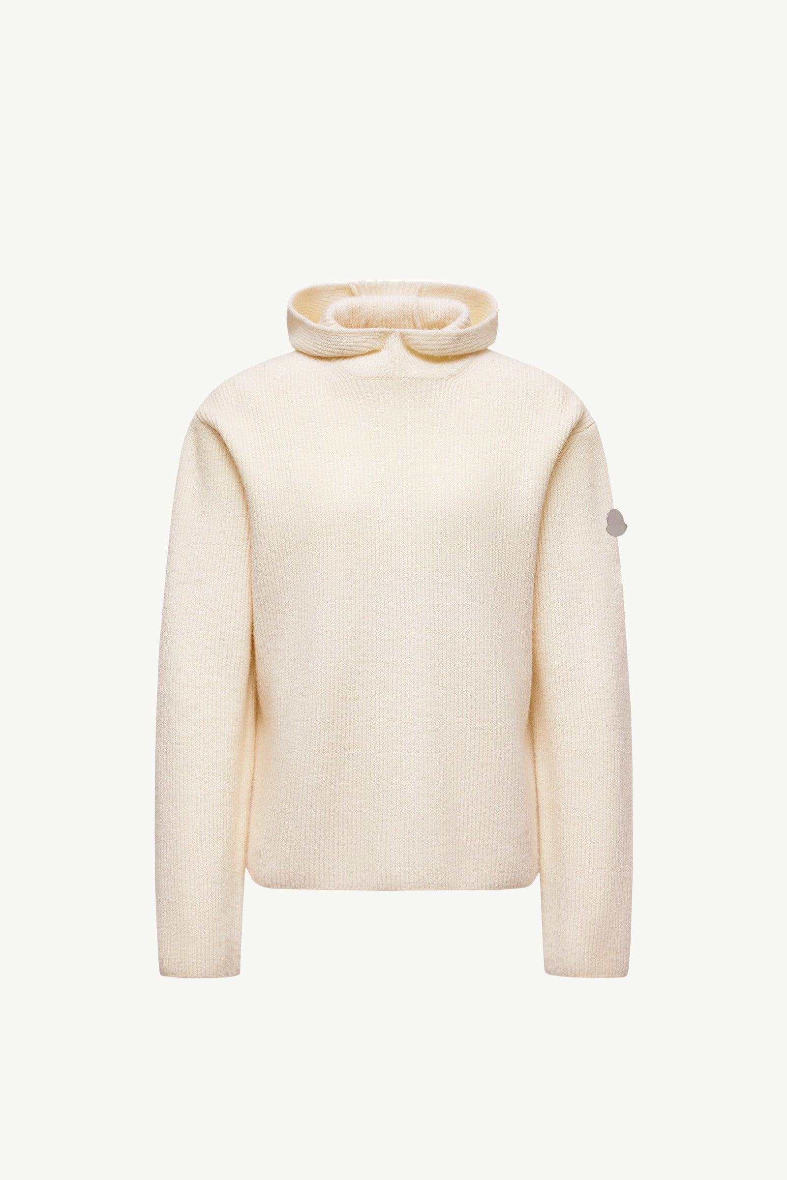 Moncler Moncler + Jil Sander Wool Hoodie White White
