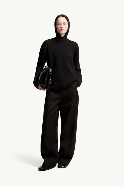 Moncler Moncler + Jil Sander Wool Hoodie Black Black