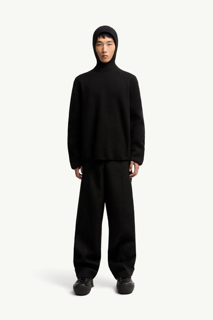 Moncler Moncler + Jil Sander Wool Hoodie Black Black