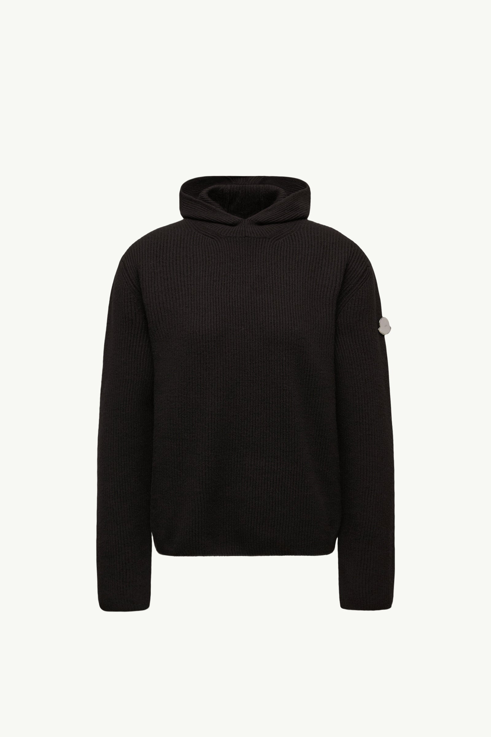 Moncler Moncler + Jil Sander Wool Hoodie Black Black
