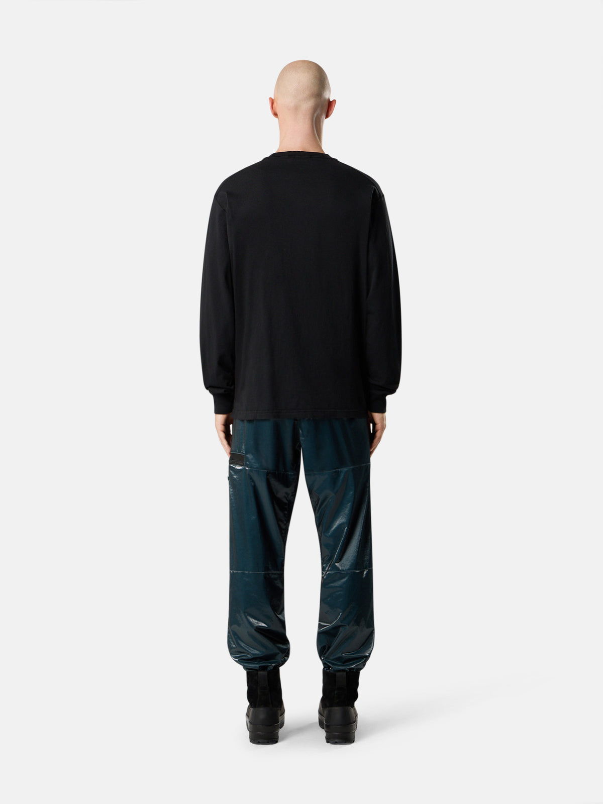 Stone Island Slim-Fit Long-Sleeve T-Shirt with Compass Patch 2100030