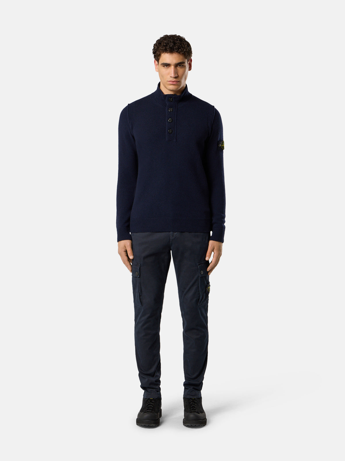 Stone Island Slim-Fit Cargo Trousers with Zip Pockets 3100034
