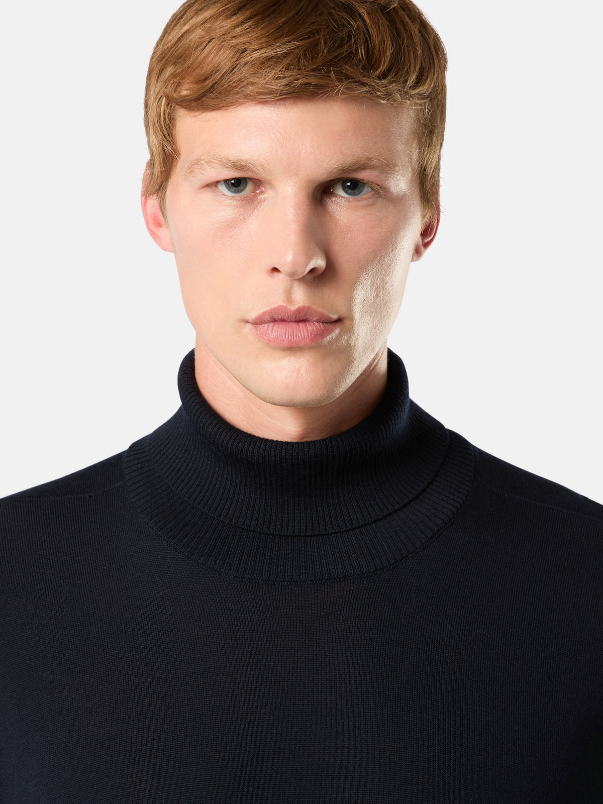 Stone Island Turtleneck Jumper with Ribbed Trims 5100025