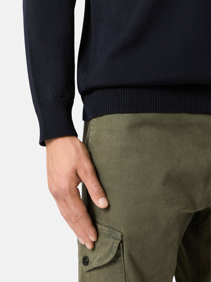 Stone Island Turtleneck Jumper with Ribbed Trims 5100025