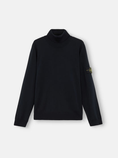 Stone Island Turtleneck Jumper with Ribbed Trims 5100025