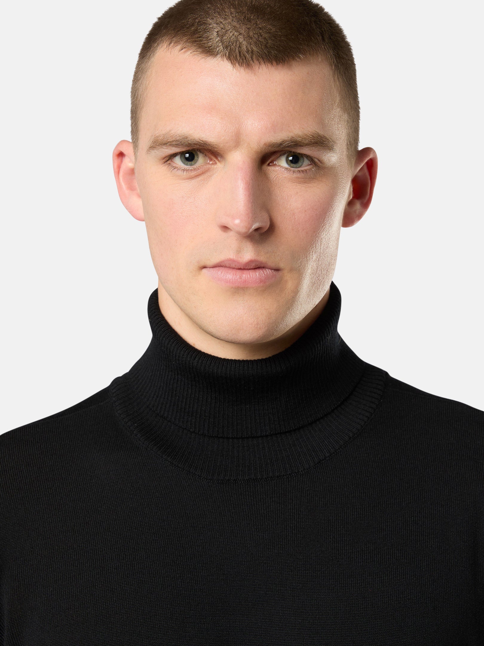 Stone Island Turtleneck Jumper with Ribbed Trims 5100025