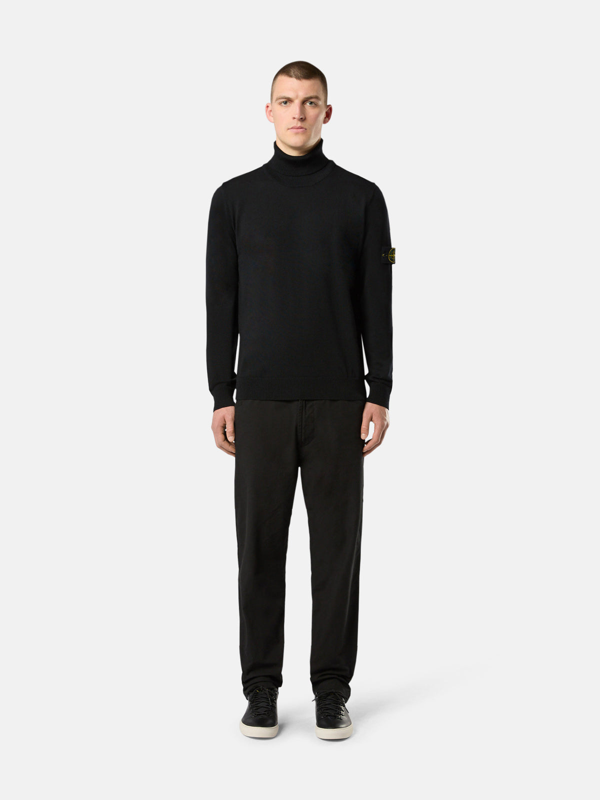 Stone Island Turtleneck Jumper with Ribbed Trims 5100025