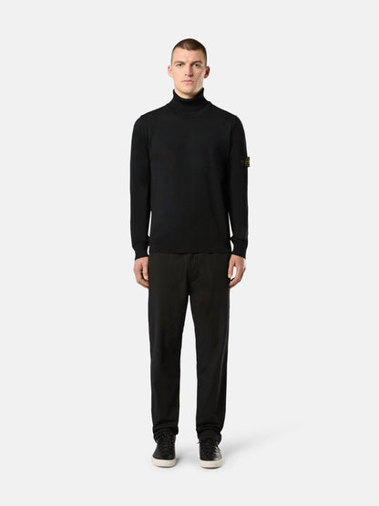 Stone Island Turtleneck Jumper with Ribbed Trims 5100025