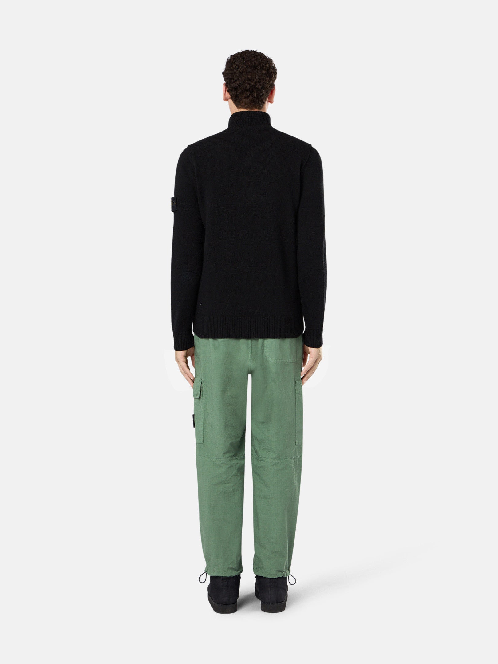 Stone Island Regular-Fit Half-Zip Jumper with Button Placket 5100040