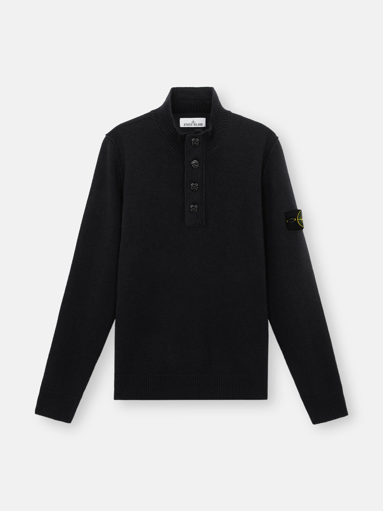 Stone Island Regular-Fit Half-Zip Jumper with Button Placket 5100040