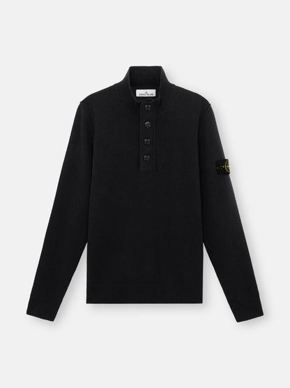 Stone Island Regular-Fit Half-Zip Jumper with Button Placket 5100040