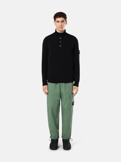 Stone Island Regular-Fit Half-Zip Jumper with Button Placket 5100040
