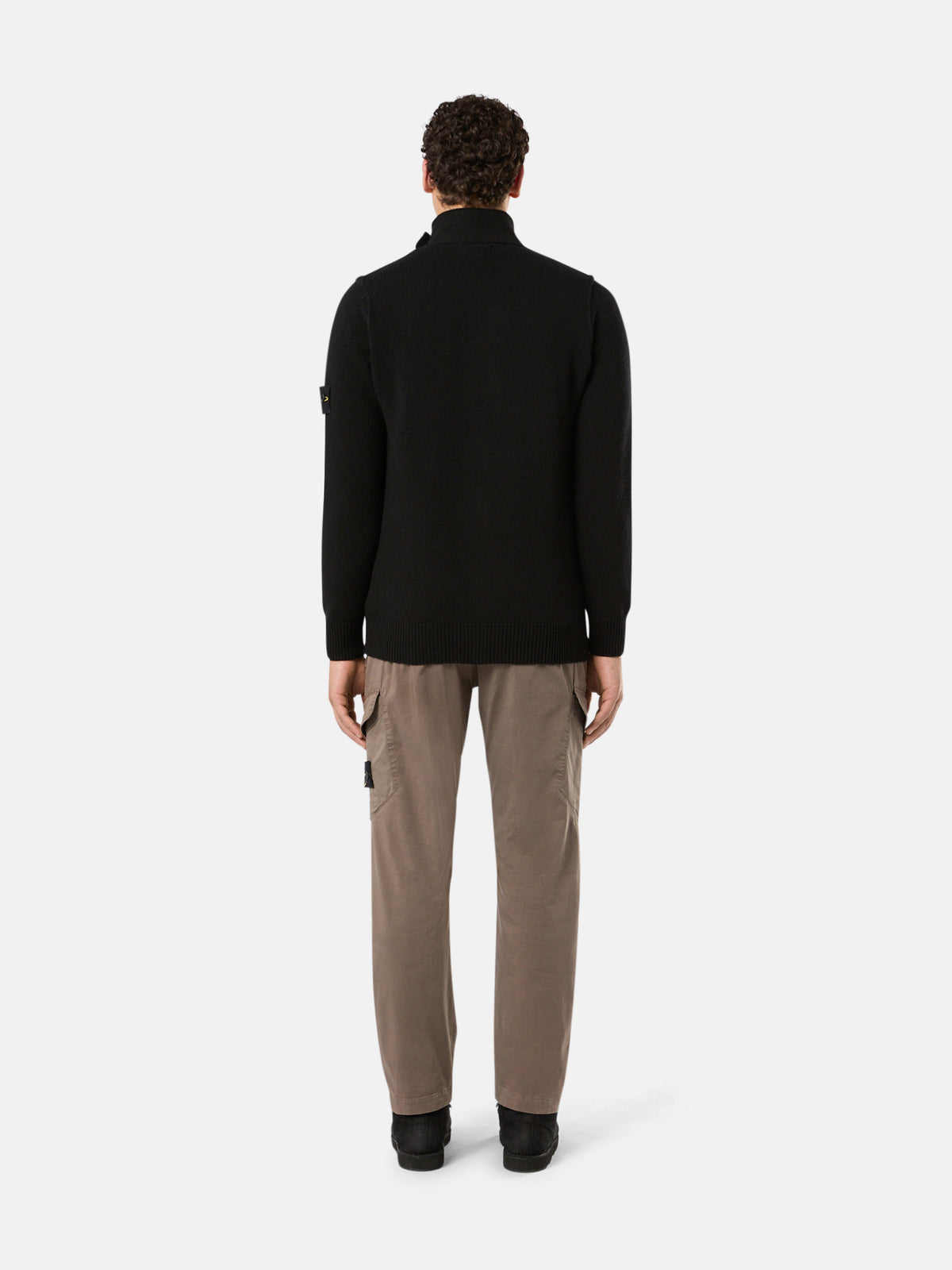 Stone Island Regular-Fit Zip-Up Jumper with Button Placket 5100047