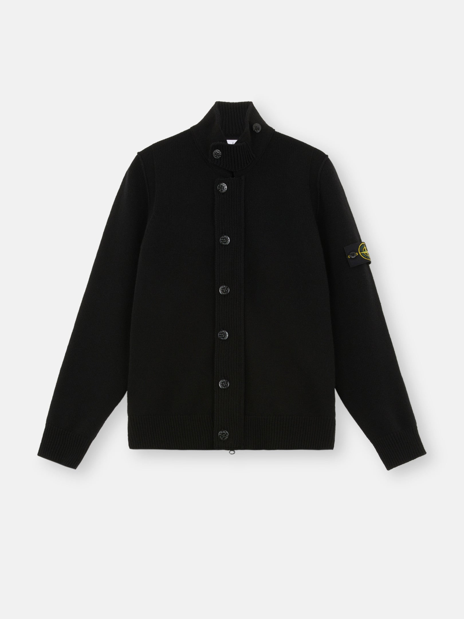 Stone Island Regular-Fit Zip-Up Jumper with Button Placket 5100047