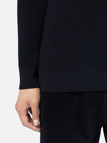 Stone Island Turtleneck Jumper with Finely Ribbed Trims 5100052