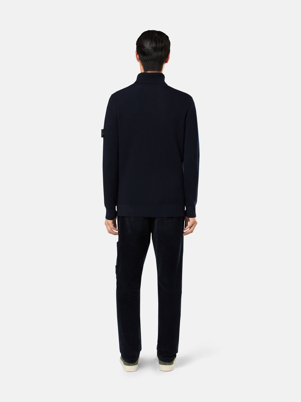 Stone Island Turtleneck Jumper with Finely Ribbed Trims 5100052