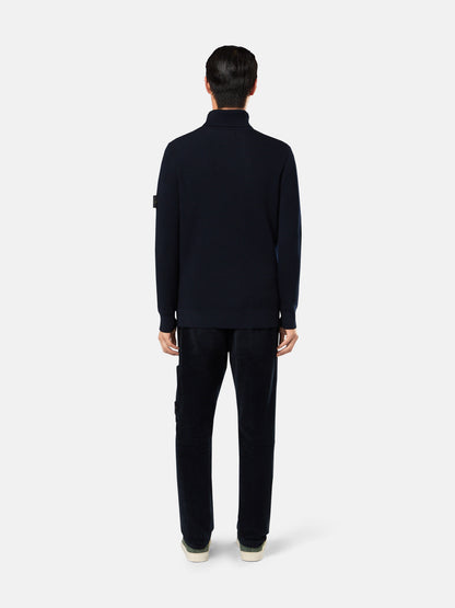 Stone Island Turtleneck Jumper with Finely Ribbed Trims 5100052