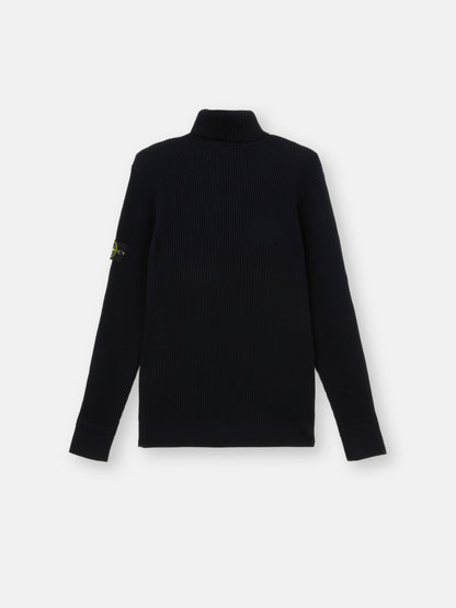 Stone Island Turtleneck Jumper with Finely Ribbed Trims 5100052