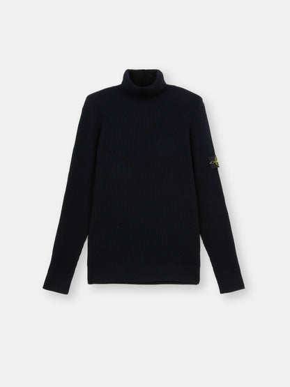Stone Island Turtleneck Jumper with Finely Ribbed Trims 5100052