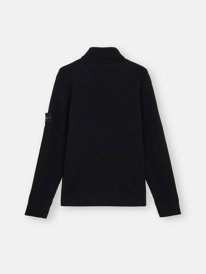 Stone Island Turtleneck Jumper with Finely Ribbed Trims 5100052