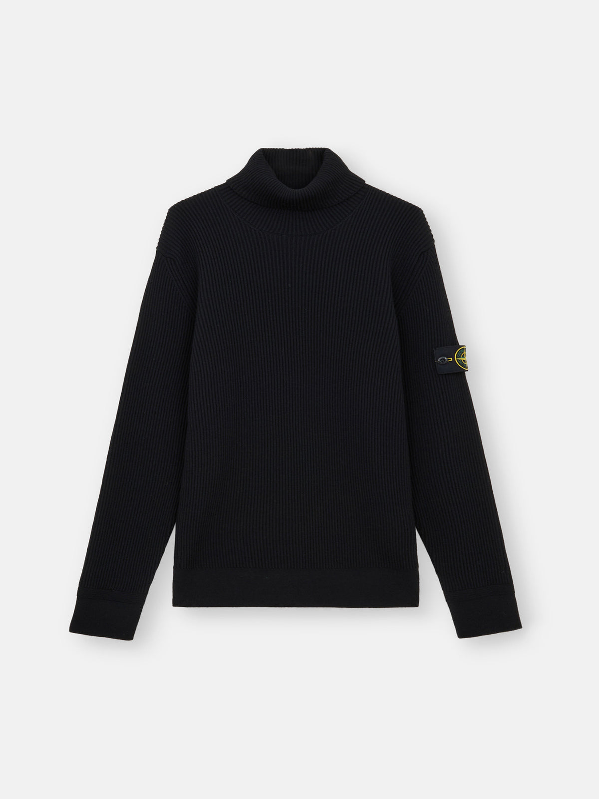 Stone Island Turtleneck Jumper with Finely Ribbed Trims 5100052