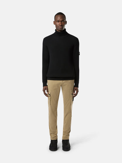 Stone Island Turtleneck Jumper with Finely Ribbed Trims 5100052
