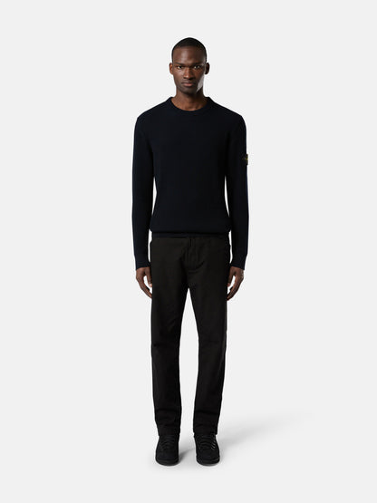 Stone Island Crewneck Jumper with Ribbed Trims 5100053