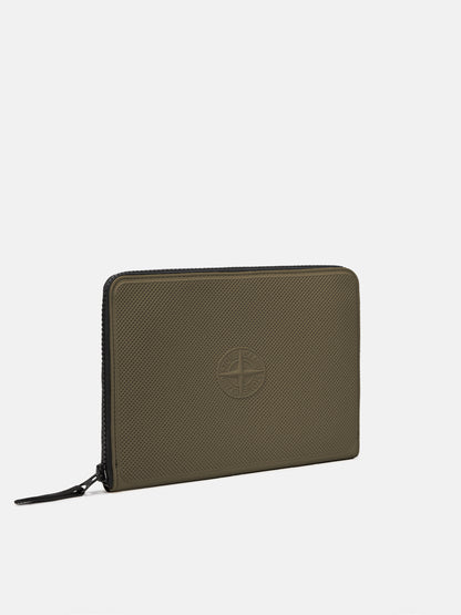Stone Island Pouch with Internal Compartments and Zip 9200017