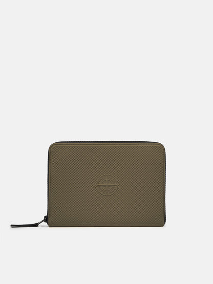 Stone Island Pouch with Internal Compartments and Zip 9200017