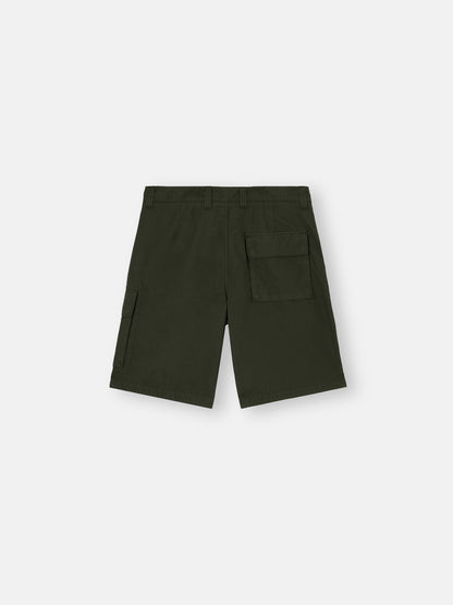 Stone Island Loose-Wide-Leg Bermuda Shorts with Snap Pockets L100003