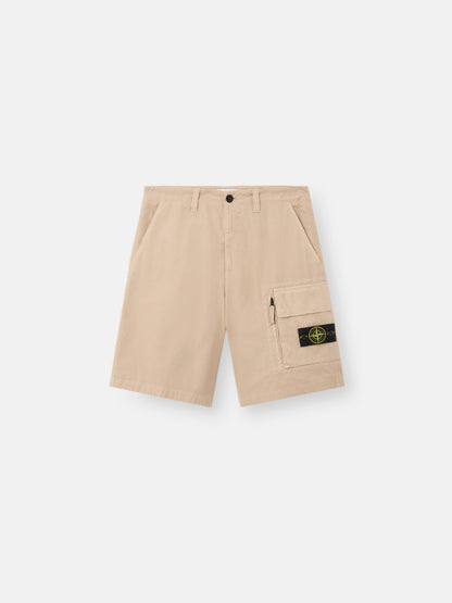 Stone Island Loose-Wide-Leg Bermuda Shorts with Snap Pockets L100003