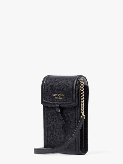 KateSpade Knott North South Phone Crossbody Black