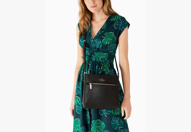 Sadie Large Crossbody Black Black