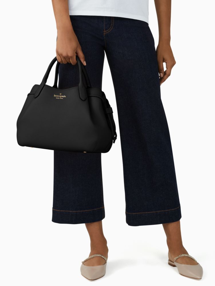 KateSpade Dumpling Large Satchel Black