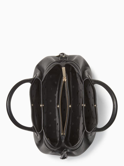 KateSpade Dumpling Large Satchel Black