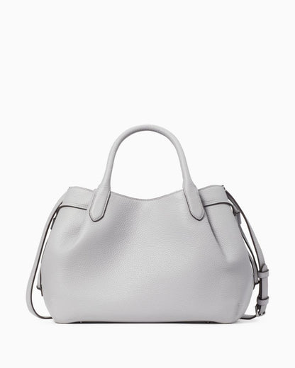 KateSpade Dumpling Large Satchel Mountain Grey
