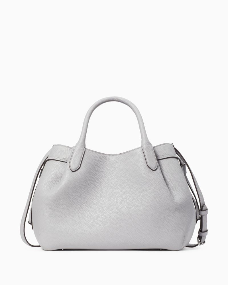 KateSpade Dumpling Large Satchel Mountain Grey