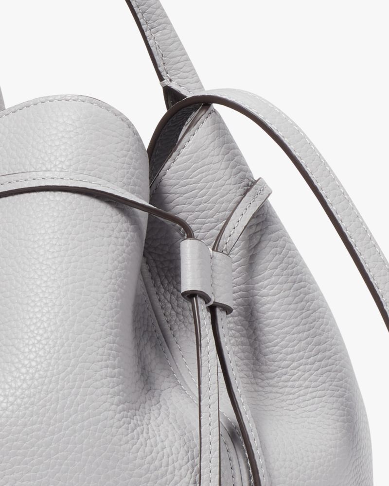 KateSpade Dumpling Large Satchel Mountain Grey