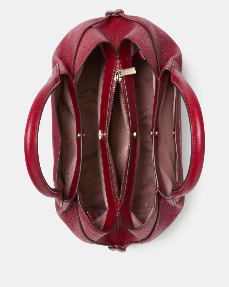 KateSpade Dumpling Large Satchel Red Jam